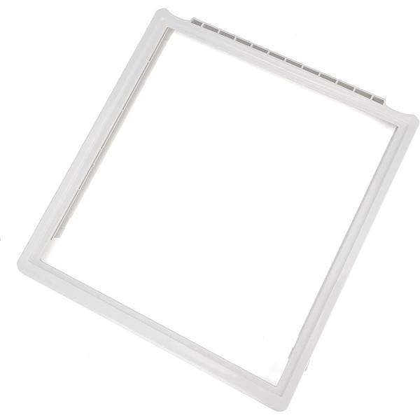 New Updated 241969501 Crisper Pan Cover,Shelf Frame without Glass Refrigerator For Frigidaire Refrigerator 17-3/8" x 18-3/8" Replace# AP4433007,1512992,PS2363832