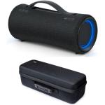Sony SRS-XG300 X-Series Wireless Portable-Bluetooth Party-Speaker (Black) Bundle with Knox Gear Hard Travel Case (2 Items)
