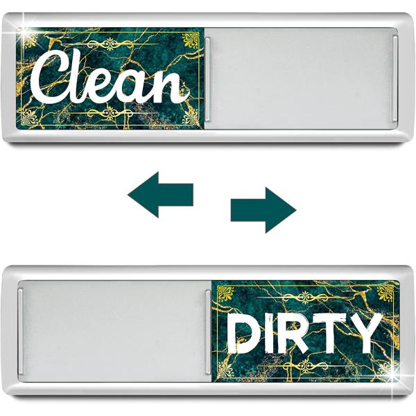 Dirty Clean Dishwasher Magnet - Dishwasher Magnet Clean Dirty Sign Clean Dirty Magnet for Dishwasher Universal Kitchen Organization and Storage Dish Washer Refrigerator Dishwasher Accessories