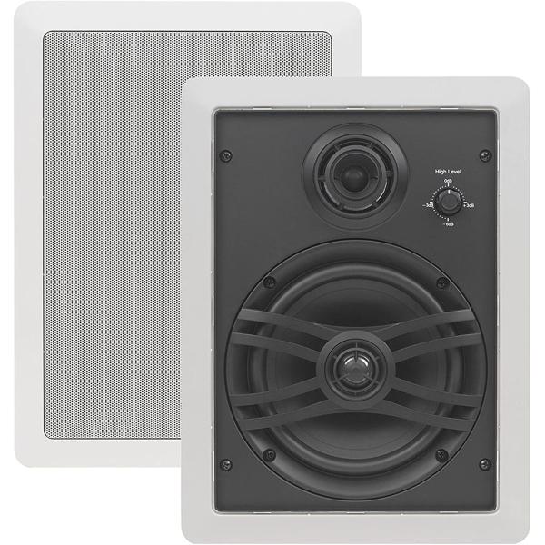 Yamaha NS-IW470 3-Way In-Wall Speaker For Custom Install (White, Pair)