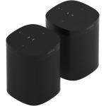 Sonos One (Gen 2) Two Room Set Voice Controlled Smart Speaker with Amazon Alexa Built in (2-Pack Black)