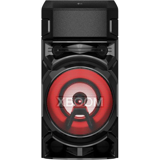 LG XBOOM RN5 Bluetooth Audio System, Booming Bass, LED Party Lighting, Karaoke with Voice Filters, XBOOM App Controlled, Bluetooth, Dual USB, Mic Input