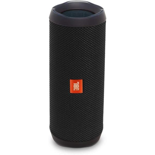 JBL Flip 4, Black - Waterproof, Portable & Durable Bluetooth Speaker - Up to 12 Hours of Wireless Streaming - Includes Noise-Cancelling Speakerphone, Voice Assistant & JBL Connect+