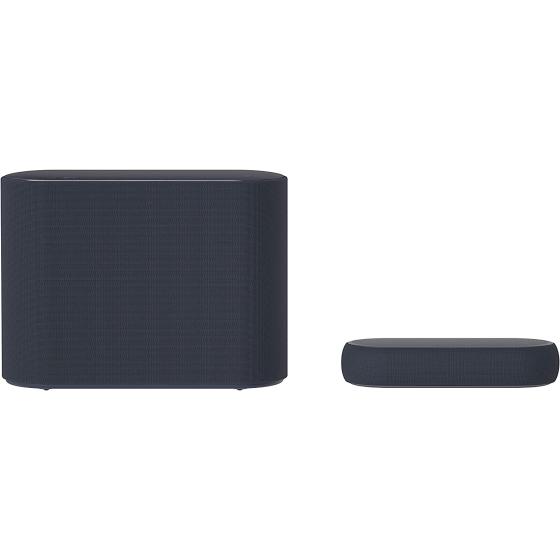 LG Eclair QP5 Sound Bar 3.1.2ch, 320W Power, Dolby Atmos & DTS:X with Upfiring Height Speakers Compact Design, 4K & HDR Passthrough, Black - 2021