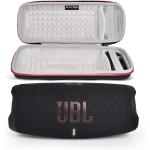 JBL Charge 5 Portable Waterproof Wireless Bluetooth Speaker Bundle with Boomph Portable Hard Carrying Protective Case - Black