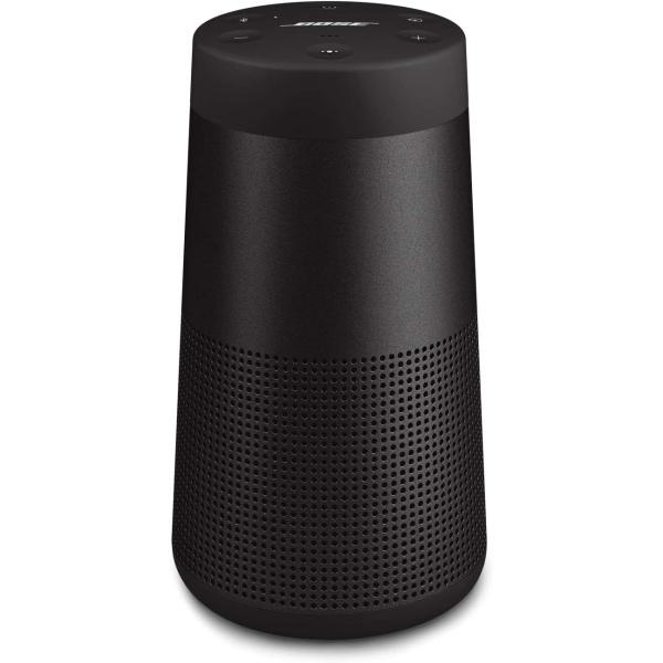 Bose SoundLink Revolve (Series II) Portable Bluetooth Speaker – Wireless Water-Resistant Speaker with 360° Sound, Black