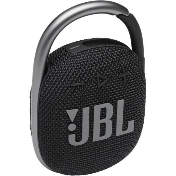 JBL Clip 4: Portable Speaker with Bluetooth, Built-in Battery, Waterproof and Dustproof Feature - Black (JBLCLIP4BLKAM)