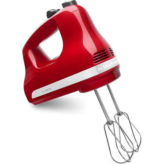 KitchenAid 5-Speed Ultra Power Hand Mixer, Empire Red