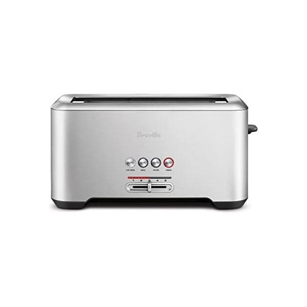 Breville Bit More 4-Slice Toaster, Brushed Stainless Steel, BTA730XL