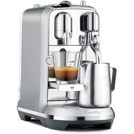 Breville Nespresso Nespresso Creatista Plus Coffee Espresso Machine, Brushed Stainless Steel BNE800BSSUSC