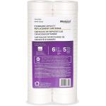 Whirlpool Whole Home Standard Capacity Sediment Filters WHKF-GD05, 2 Pack, 5 Micron, 6-Month Filter Life, Reduces Sediment, Sand, Soil, Silt & Rust, for standard filter housings