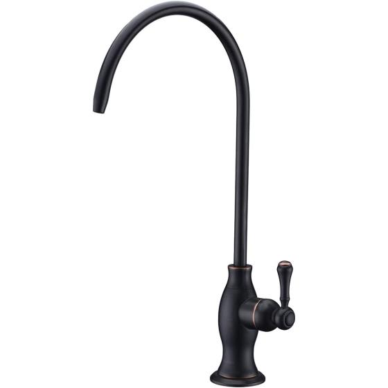 Drinking Water Purifier Faucet, Delle Rosa Commercial Water Filtration Faucet for Under Sink Water Filter System Oil Rubbed Bronze Brass Kitchen Bar Sink Drinking Water Faucet