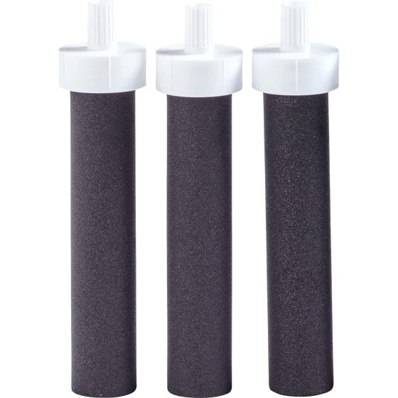 Brita Water Filter Replacements for Water Bottles, Lasts 2 Months, Reduces Chlorine Taste and Odor, 3 Count