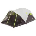 Coleman Steel Creek Fast Pitch Dome Tent with Screen Room, 6-Person, White, 10' x 9'