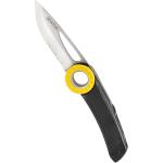 Petzl SPATHA Knife - Folding Knife With Carabiner Hole for Rock Climbing - Black