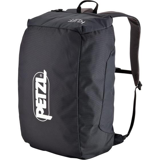 Petzl KLIFF Rope Bag - 36-Liter Rope Bag for Sport Climbing With Removable Tarp - Grey