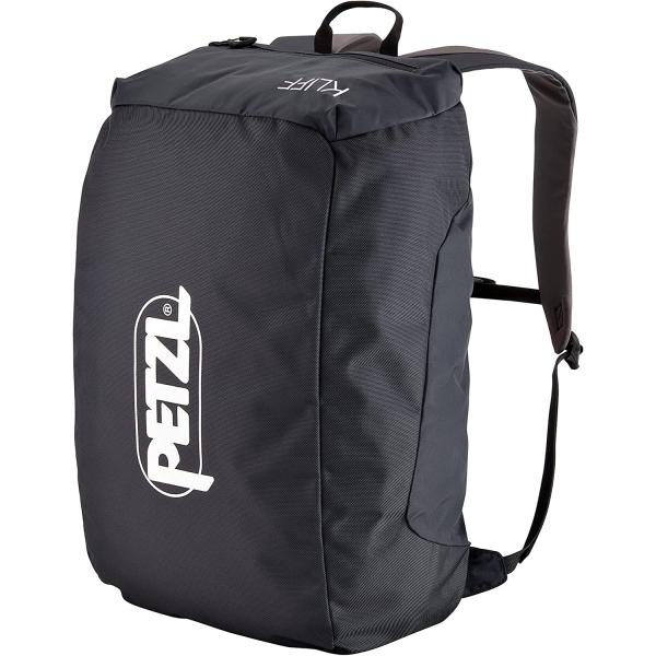 Petzl KLIFF Rope Bag - 36-Liter Rope Bag for Sport Climbing With Removable Tarp - Grey