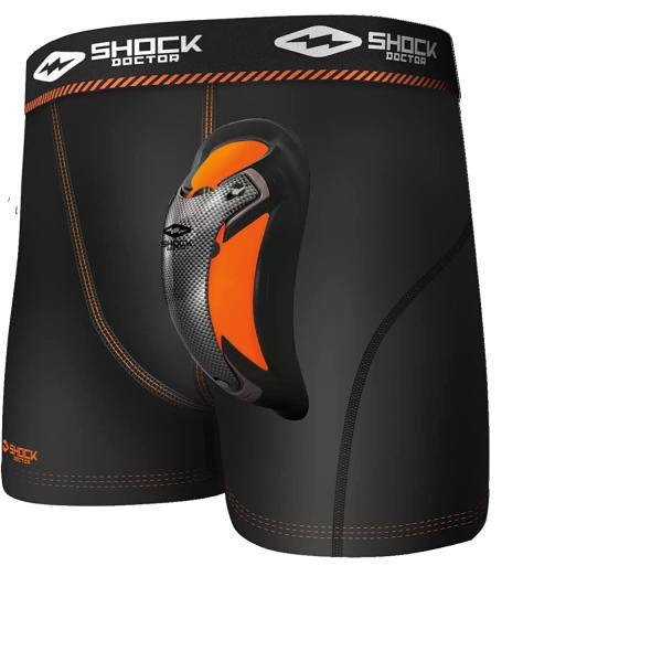Shock Doctor Men's Ultra Pro Boxer Compression Shorts with Ultra Cup