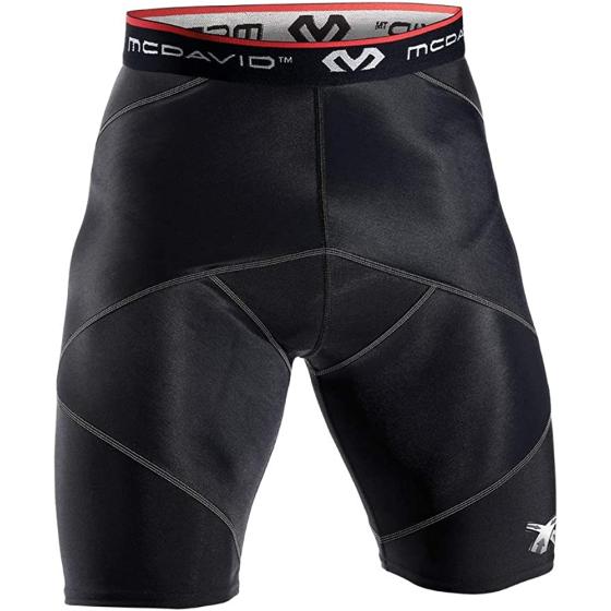 McDavid Cross Compression Shorts. Thick Compression for Muscle Support and Recovery. Hips, Hamstring, Quads