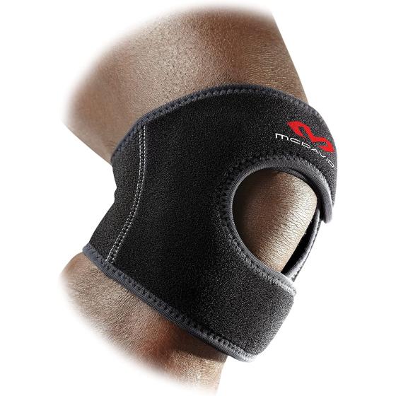 McDavid Knee Support Wrap, Knee Pain Relief from Jumpers Knee, Runners Knee, Patella Support, Tendon Support, Cartilage Meniscus Injuries, Adjustable for Men & Women, Sold as Single Unit (1)