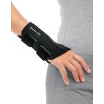 Mueller Sports Medicine Green Fitted Wrist Brace, For Men and Women, Right Hand, Black, Small/Medium