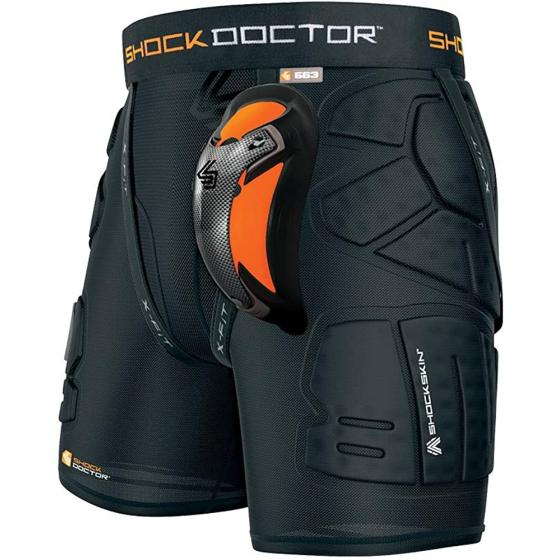 Shock Doctor Men's Impact Shorts with Carbon Cup