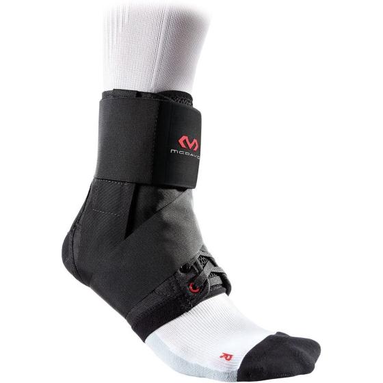 McDavid Ankle Brace with Straps, Maximum Support, Comfortable Compression & Breathable Design