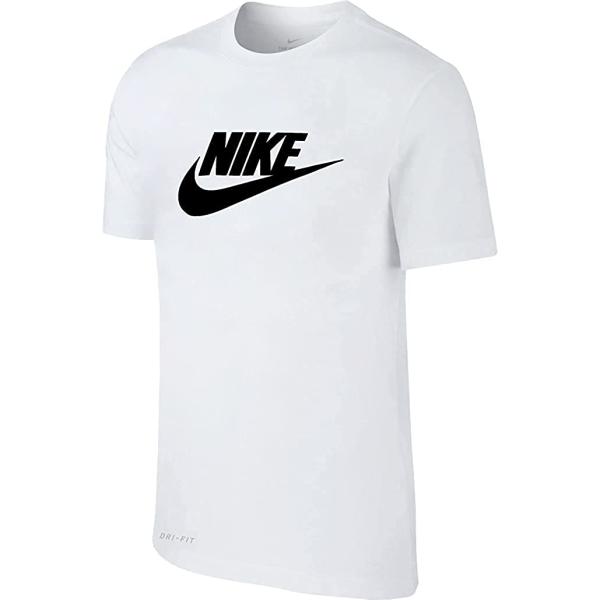 Nike 耐克 男式 Swoosh Air 金属图案 T 恤, White/Blue/Red