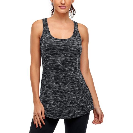 Cestyle Womens Tank Tops with Built in Bras Racerback Yoga Workout Sports Activewear