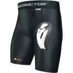 Shock Doctor Compression Shorts with Protective Bio-Flex Cup, Moisture Wicking Vented Protection, Youth & Adult Sizes