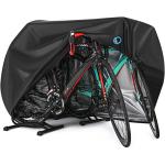 Bike Cover for 2 or 3 Bikes Outdoor Waterproof Bicycle Covers Rain Sun UV Dust Wind Proof with Lock Hole for Mountain Road Electric Bike Heavy Duty Bikes Black