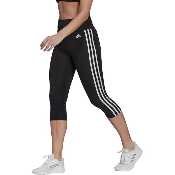 adidas Women's Designed 2 Move High-Rise 3-Stripes 3/4 Sport Tights