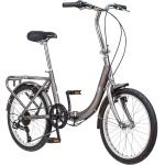 Schwinn Loop Adult Folding Bike, 20-inch Wheels, 7-Speed Drivetrain, Rear Carry Rack, Carrying Bag, Multiple Colors