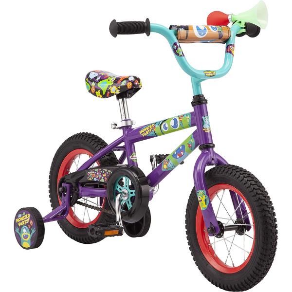 Pacific Character Kids Bike, Boys and Girls, Age 2-5 Years, 12-16-Inch Wheels, Removable Training Wheels, Coaster Brakes, Tool Free Adjustable Seat