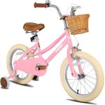 JOYSTAR Girls Bike for 2-12 Years Old Toddlers and Kids, 12" 14" 16" Kids Bike with Training Wheels & Basket, 20 Inch Kid's Bicycle with Kickstand, Retro Style Bikes