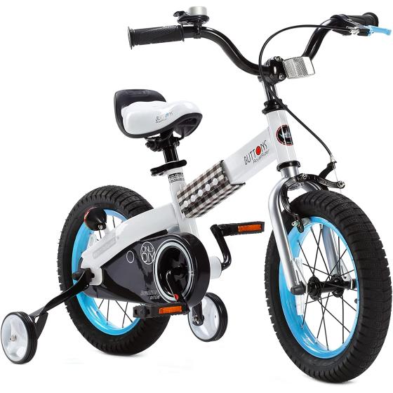 RoyalBaby Kids Bike Cubetube for Ages 3-9, Toddler Bike 12 14 16 18 20 Inch, with Training Wheels Kickstand, Unisex Fashion Styles