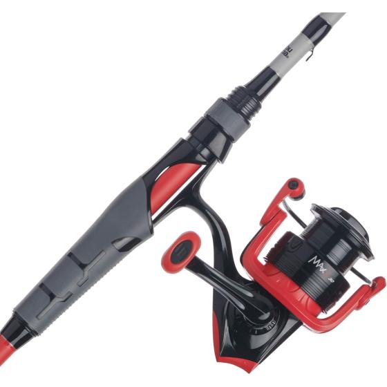 Abu Garcia Black Max & Max X Spinning Reel and Fishing Rod Combo
