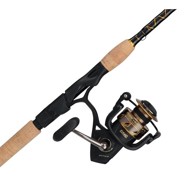 Penn Battle III Spinning Reel and Fishing Rod Combo