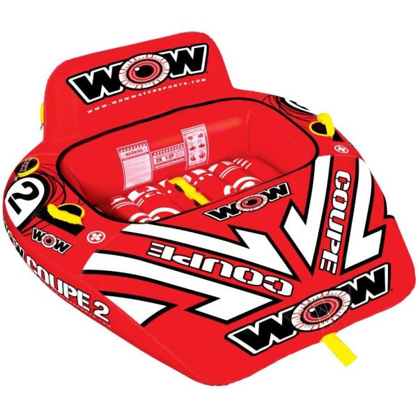 WOW Sports Coupe Towable Cockpit Tube for Boating 1 - 3 Person Options
