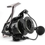 KastKing Megatron Spinning Reel, Freshwater and Saltwater Spinning Fishing Reel, Rigid Aluminum Frame 7+1 Double-Shielded Stainless-Steel BB, Over 30 lbs. Carbon Drag, CNC Aluminum Spool & Handle