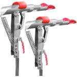Automatic Spring Fishing Rod Holder 2 Pack - Stainless Steel for Ground Support Brackets, Adjustable Sensitivity & Folding Fish Pole Rack