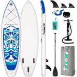 FunWater Inflatable Ultra-Light (17.6lbs) SUP for All Skill Levels Everything Included with Stand Up Paddle Board, Adj Paddle, Pump, ISUP Travel Backpack, Leash, Waterproof Bag