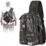 Ghosthorn Fishing Backpack Tackle Sling Bag - Fishing Backpack with Rod Holder - Tackle Box Fly Fishing Gifts for Men Women