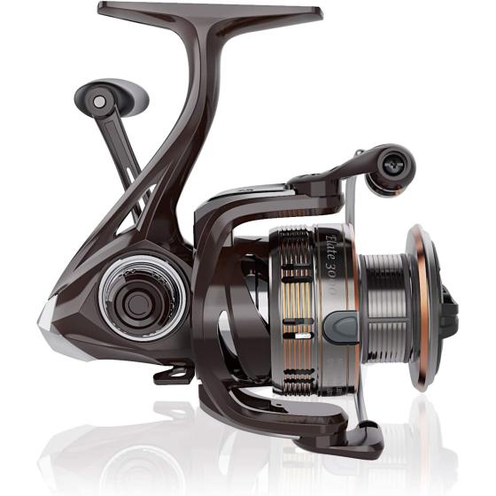 Cadence Spinning Reel-Elate 10+1 BB Light Weight & Durable -Stainless Steel Main Shaft,Die-Casting Handle&Double Anodized Spool-Ultra Smooth Powerful Reel with Graphite Body &Felt Washer