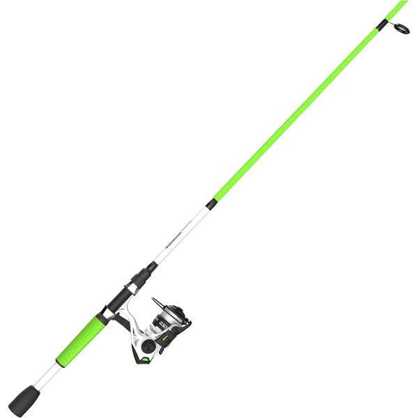 Zebco Roam Spinning Reel and Fishing Rod Combo, Split ComfortGrip Rod Handle, Soft-Touch Handle Knob