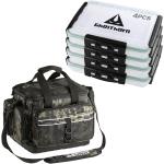 Ghosthorn Fishing Tackle Box, Waterproof 3600 and 3700 Tackle Trays, Plastic Tackle Box Organizer with Removable Dividers Storage Lure Box for Lures 1 and 4 Pack