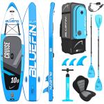 Bluefin Cruise SUP Package | Stand Up Inflatable Paddle Board | 6” Thick | Fibreglass Paddle | Kayak Conversion Kit | All Accessories | 5 Year Warranty | Multiple Sizes: Kids, 10’8, 12’, 15’