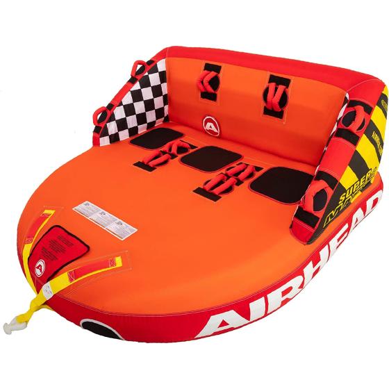 Airhead Super Mable, 1-3 Rider Towable Tube for Boating