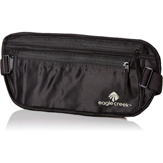 EAGLE CREEK TRAVEL GEAR Undercover Silk Money Belt, Black, One Size