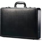 Samsonite Bonded Leather Attache, Black, One Size